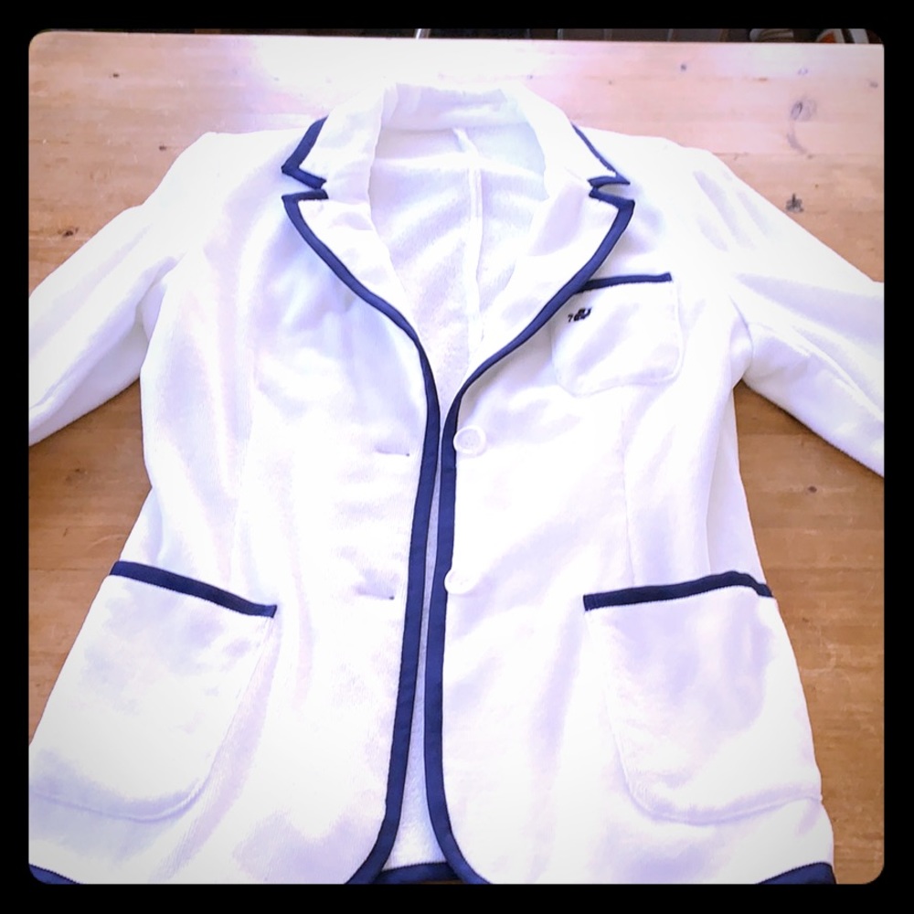 Chic summer/beach blazer. NEVER WORN